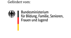 Logo des Bundesministeriums für Familie, Senioren, Frauen und Jugend